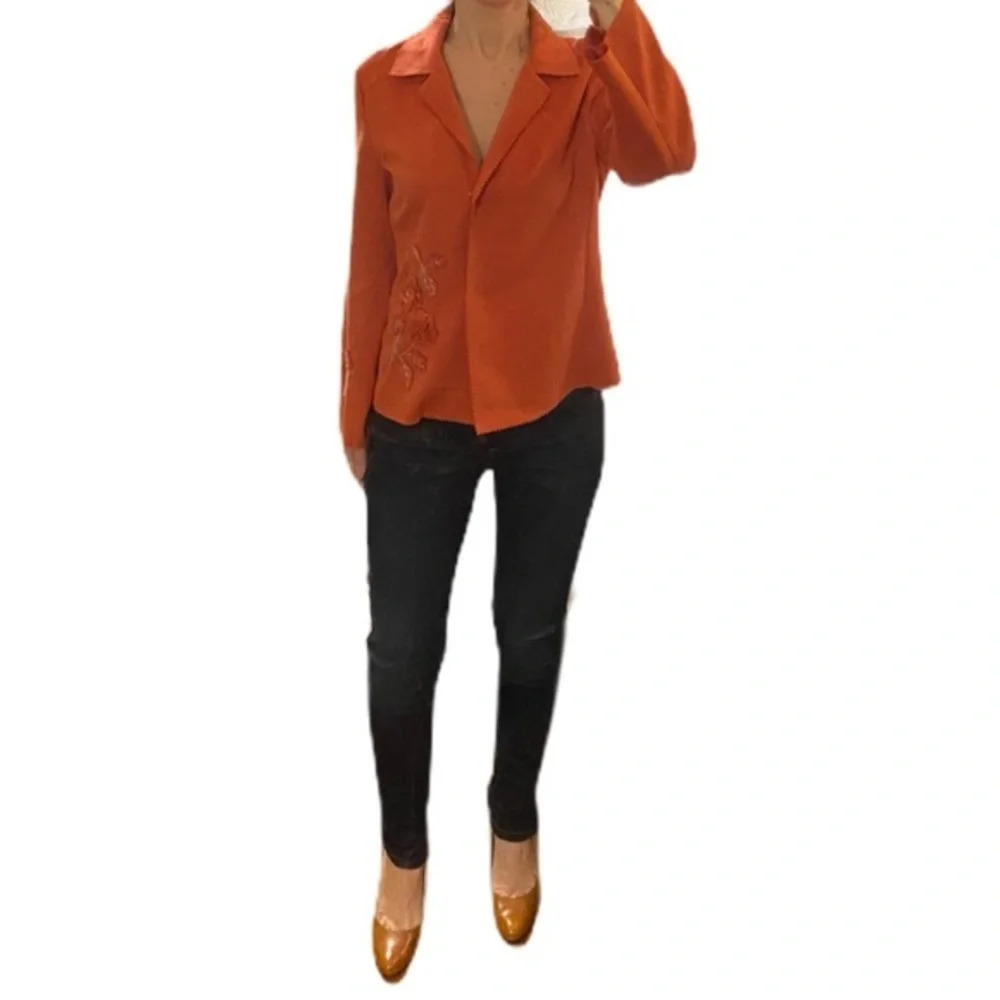 BCBG Red Soft Blazer - Picture 9 of 16